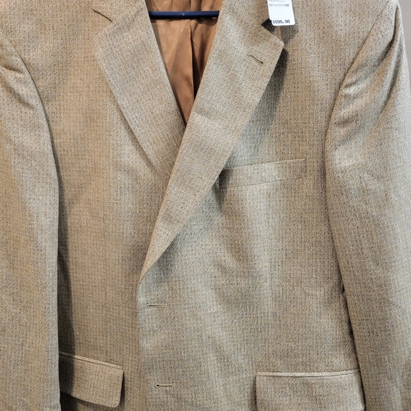 NWT Jos A Bank 100% Silk Suit Jacket Sz 46R - Picture 1 of 10